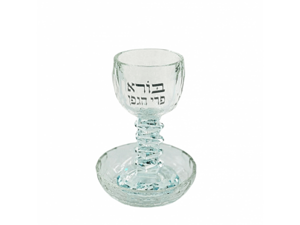 ⁦גביע קידוש קריסטל מהודר⁩ – תמונה ⁦2⁩