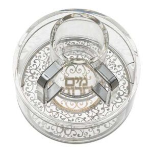 מים אחרונים מפרספקס שקוף עם פלקטה